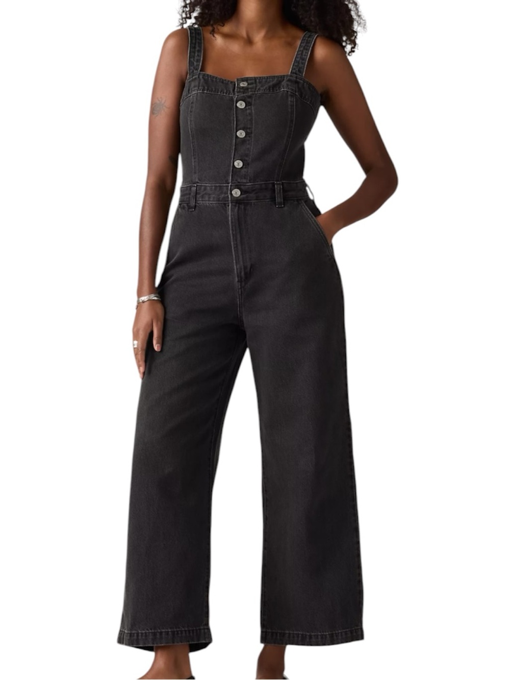 Levi’s s Drea black jumpsuit size XL Nwt
